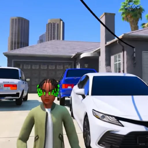 😄 Стикер «Water and Garvin Gta V» для Telegram