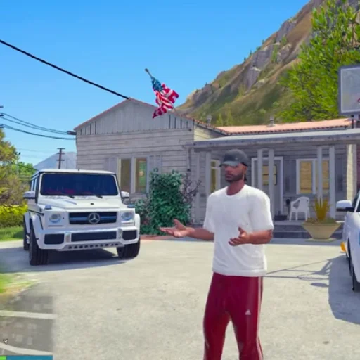 😄 Стикер «Water and Garvin Gta V» для Telegram