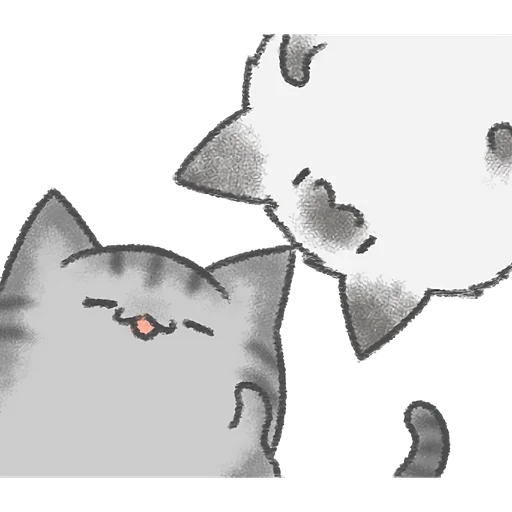 ✋ Стикер «Акварельные котики» для Telegram