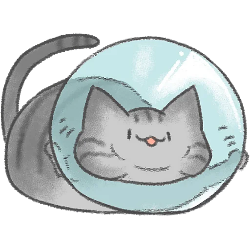 😛 Стикер «Акварельные котики» для Telegram