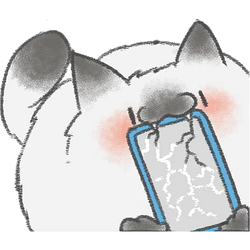 😤 Стикер «Акварельные котики» для Telegram