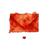 💌 Эмодзи «Watercolor red» для Telegram