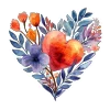 🤍 Эмодзи «Watercolor red» для Telegram