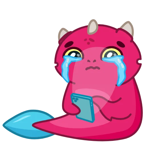 😭 Стикер «Water Dragon» для Telegram