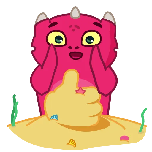 👍 Стикер «Water Dragon» для Telegram