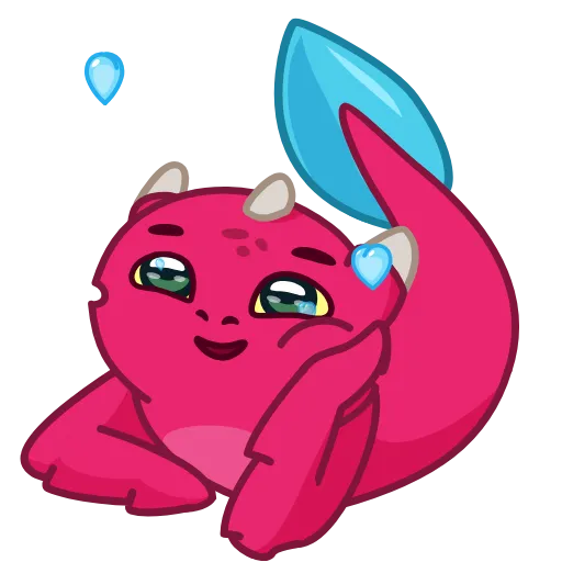 🥰 Стикер «Water Dragon» для Telegram
