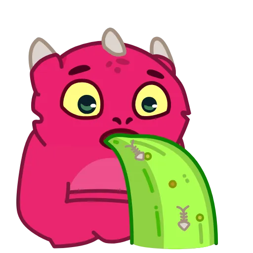 🤮 Стикер «Water Dragon» для Telegram