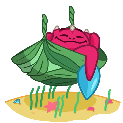 😌 Стикер «Water Dragon» для Telegram