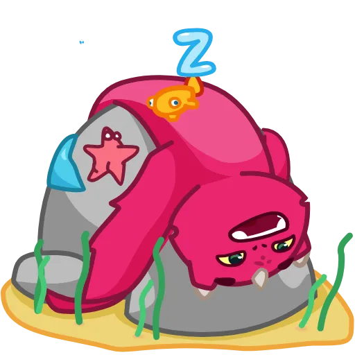 💤 Стикер «Water Dragon» для Telegram