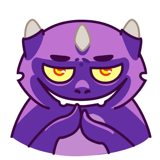 😈 Стикер «Water Dragon» для Telegram