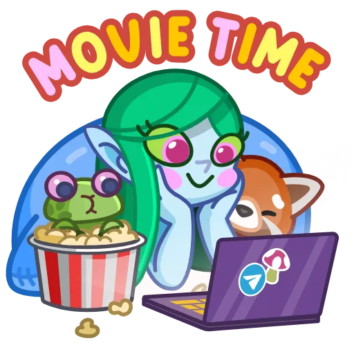 🍿 Эмодзи «Water Lily» для Telegram
