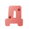 🥹 Эмодзи «Арбузные буквы» для Telegram