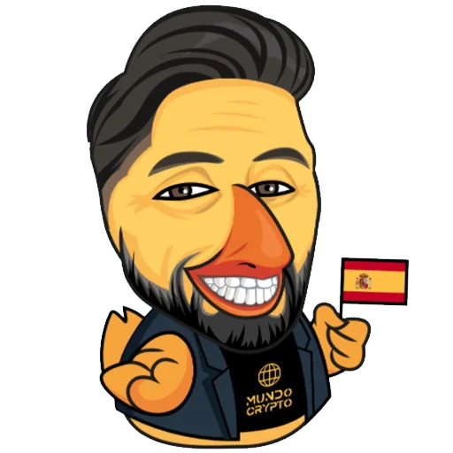 🇪🇸 Стикер «Quack!» для Telegram