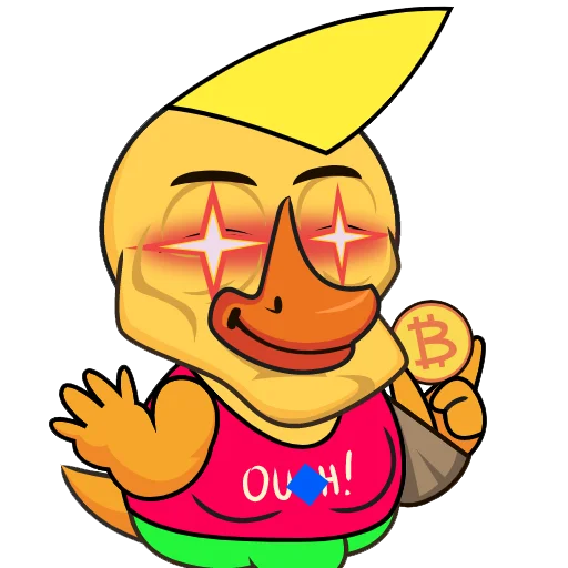 🔥 Стикер «Quack!» для Telegram