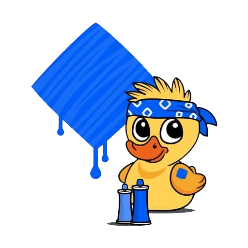 😈 Стикер «Quack!» для Telegram