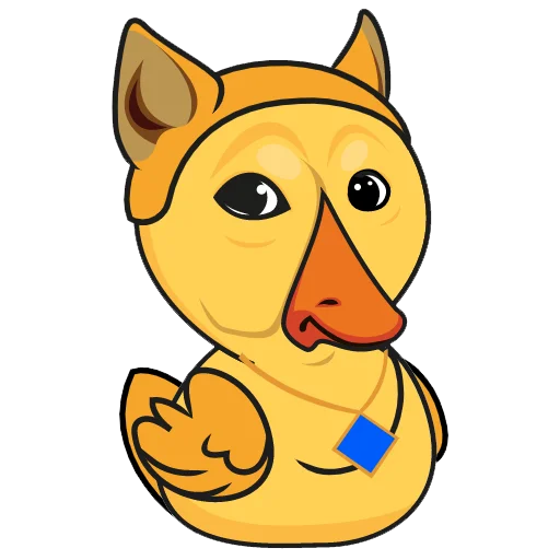 🤪 Стикер «Quack!» для Telegram