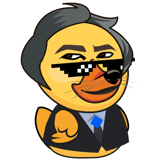 😆 Стикер «Quack!» для Telegram