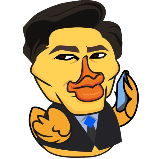 🤣 Стикер «Quack!» для Telegram