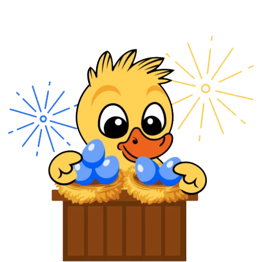 ⚪️ Стикер «Quack!» для Telegram