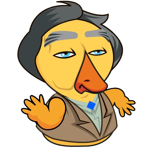 😢 Стикер «Quack!» для Telegram