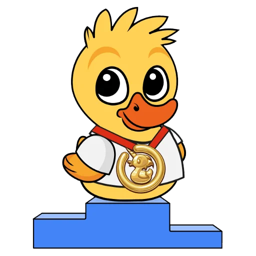 🏅 Стикер «Quack!» для Telegram