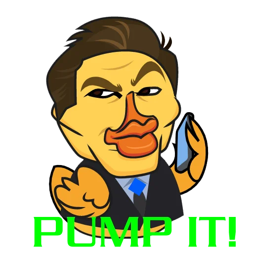 🟢 Стикер «Quack!» для Telegram