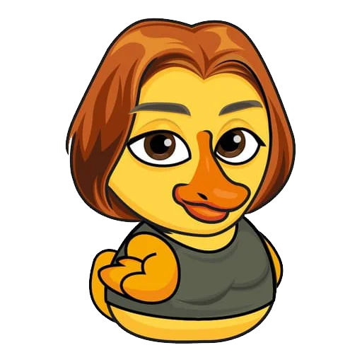 👈 Стикер «Quack!» для Telegram