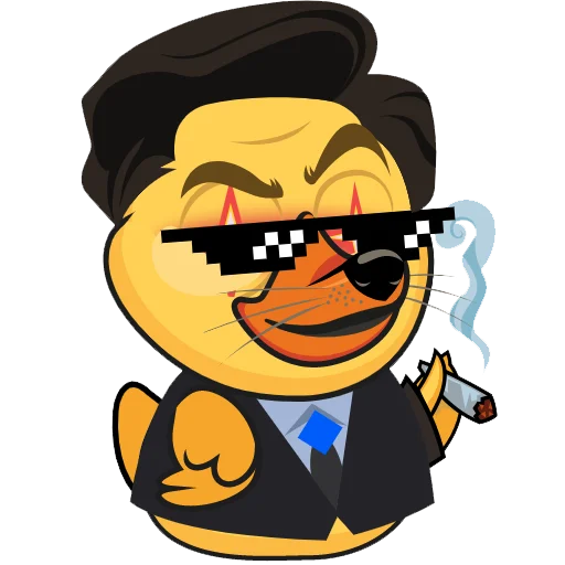 🙈 Стикер «Quack!» для Telegram