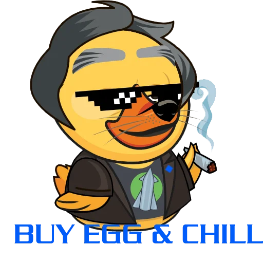 🔵 Стикер «Quack!» для Telegram
