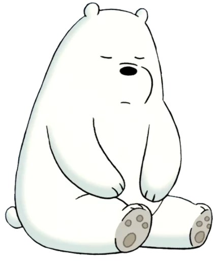 😔 Стикер «WBB - Ice Bear» для Telegram