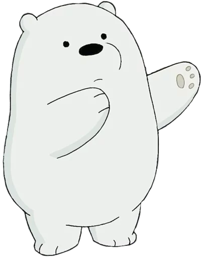 🤗 Стикер «WBB - Ice Bear» для Telegram