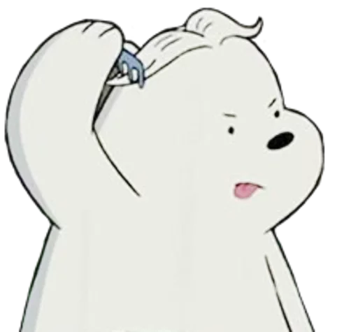 💇 Стикер «WBB - Ice Bear» для Telegram
