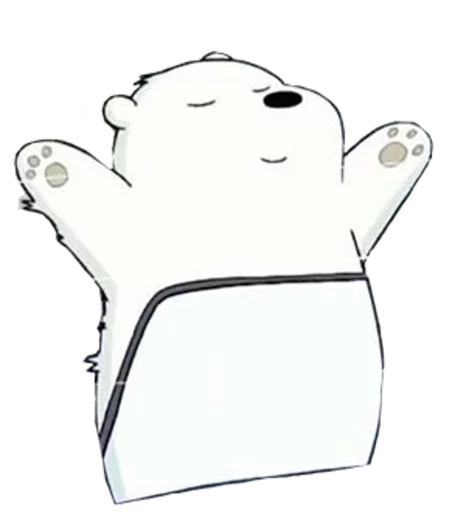 🤗 Стикер «WBB - Ice Bear» для Telegram