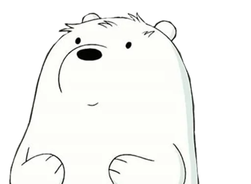 😊 Стикер «WBB - Ice Bear» для Telegram