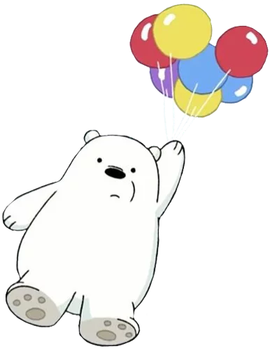 🎈 Стикер «WBB - Ice Bear» для Telegram