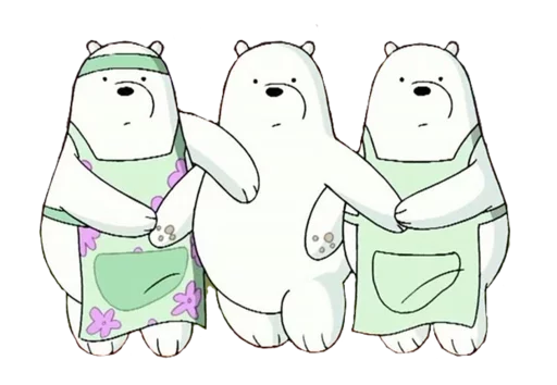 👯 Стикер «WBB - Ice Bear» для Telegram