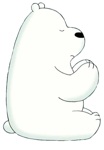 🙏 Стикер «WBB - Ice Bear» для Telegram