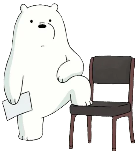 😎 Стикер «WBB - Ice Bear» для Telegram