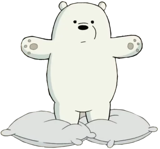 🤗 Стикер «WBB - Ice Bear» для Telegram
