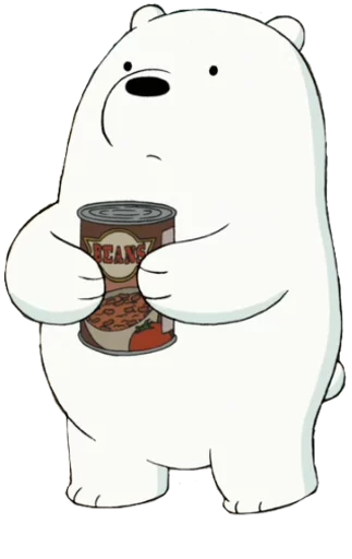 😕 Стикер «WBB - Ice Bear» для Telegram
