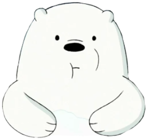 😗 Стикер «WBB - Ice Bear» для Telegram