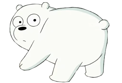 😳 Стикер «WBB - Ice Bear» для Telegram