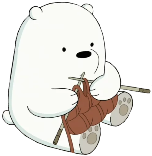 😶 Стикер «WBB - Ice Bear» для Telegram