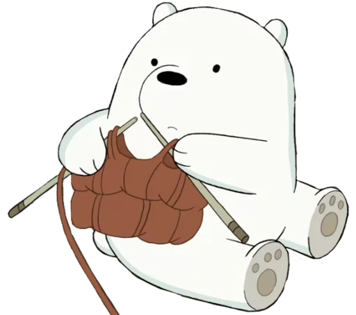 🤗 Стикер «WBB - Ice Bear» для Telegram