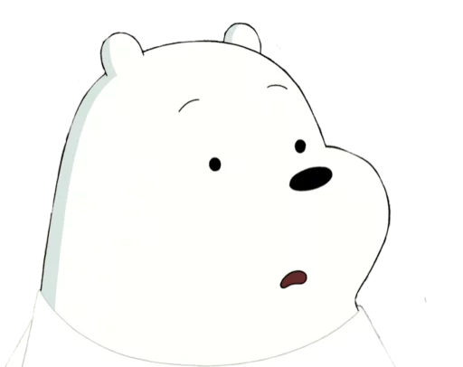 😧 Стикер «WBB - Ice Bear» для Telegram