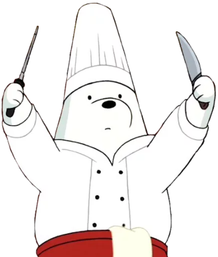 🔪 Стикер «WBB - Ice Bear» для Telegram