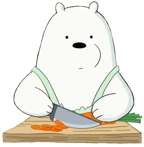 🔪 Стикер «WBB - Ice Bear» для Telegram