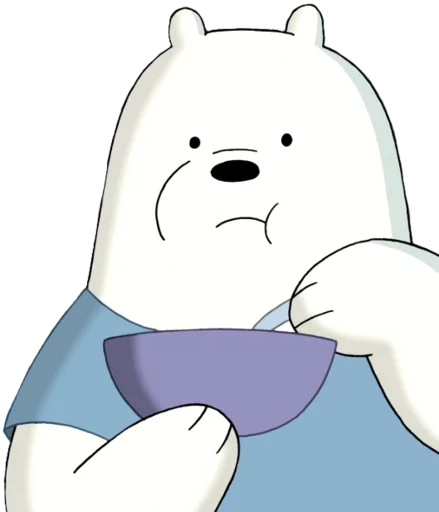 🍜 Стикер «WBB - Ice Bear» для Telegram