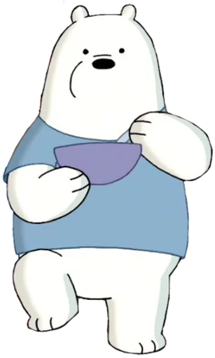 🍜 Стикер «WBB - Ice Bear» для Telegram