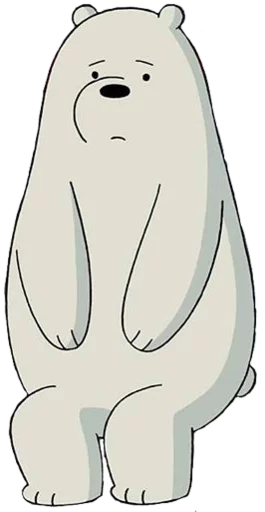 ☹ Стикер «WBB - Ice Bear» для Telegram